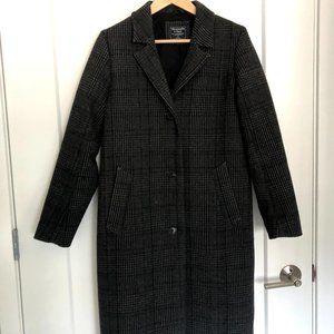 Abercrombie Wool Blend Dad Coat - Small